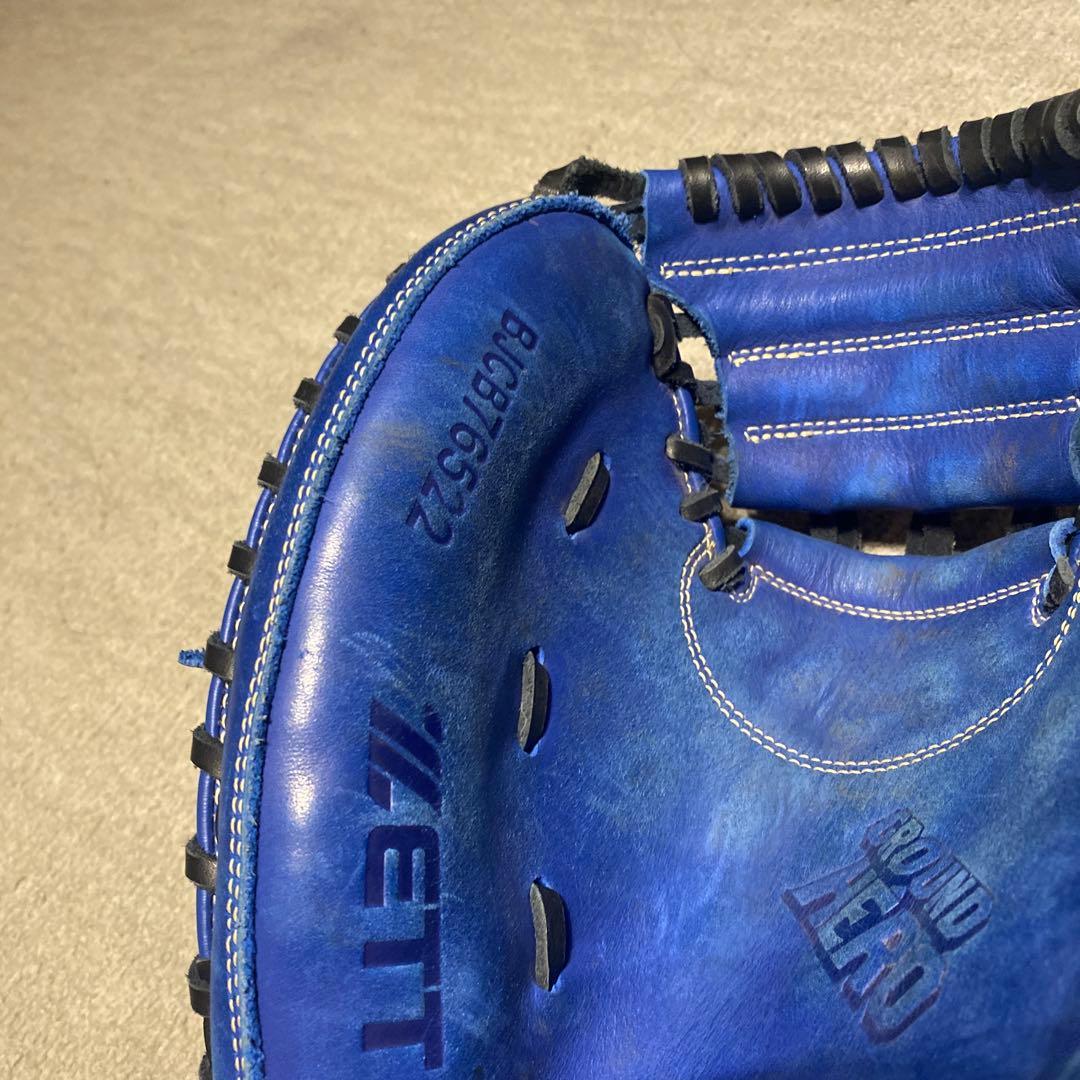 ZETT 少年野球　キャッチーミット　ロイヤルブルー