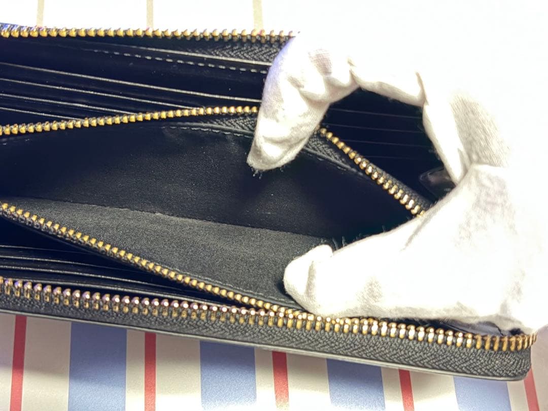 Paul Smith ポールスミス　ブラックレザー長財布うさぎ