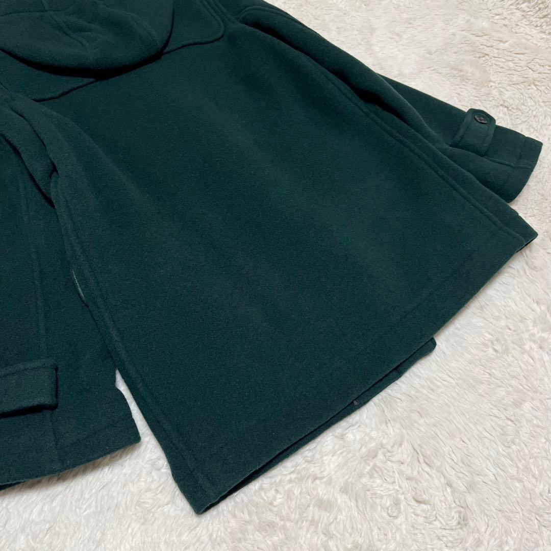 未使用級　イーストボーイ　バロンブロッサ　ダッフルコート　チェック　緑　M L