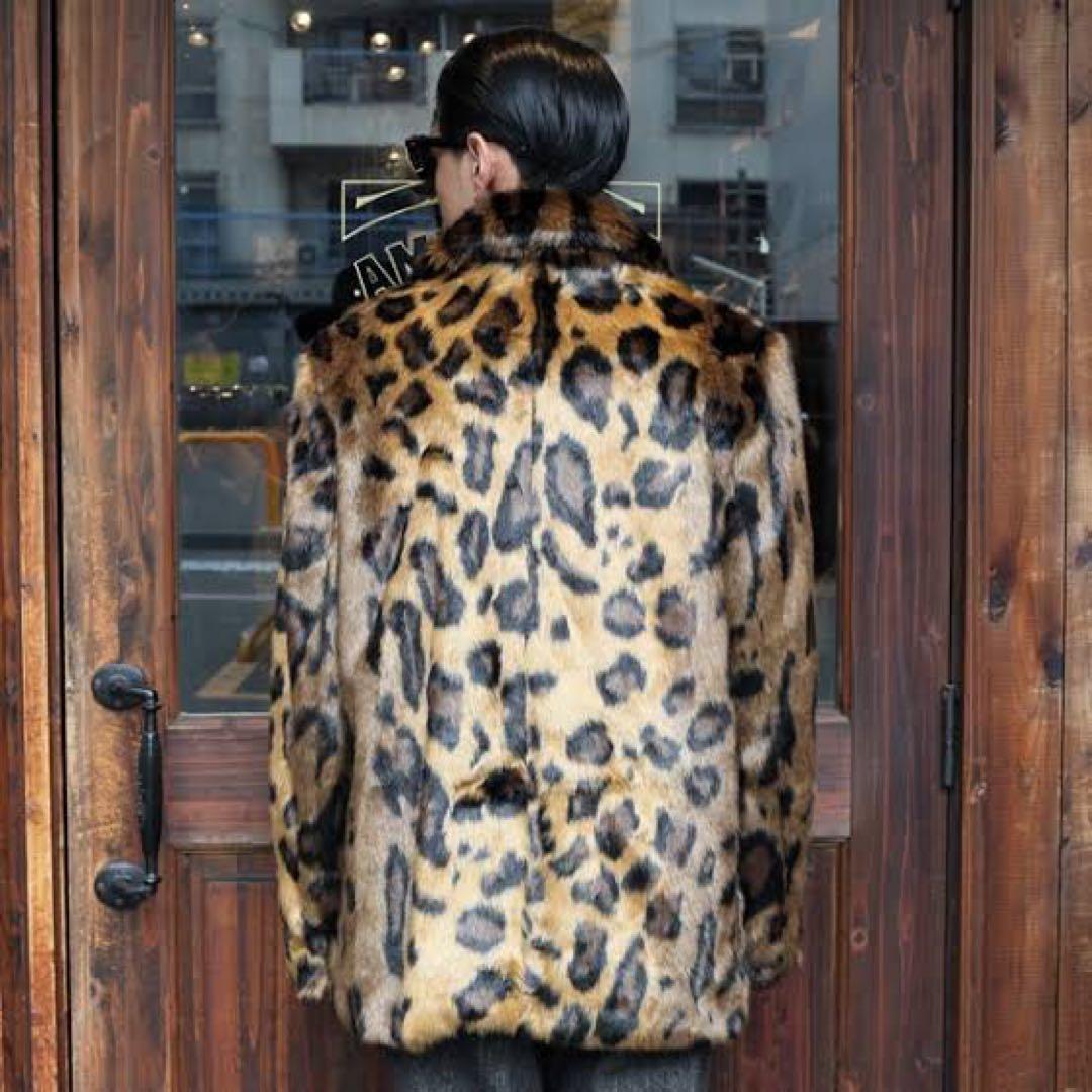 ギャングスタービル ファーコート ヒョウ柄