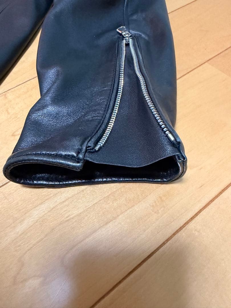 NANO UNIVERSE シングルライダース　ボンバージャケット ブラック