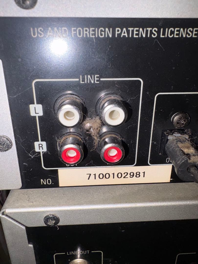 DENON CD・MD・カセットデッキセット DRR-F102 DMD-F102