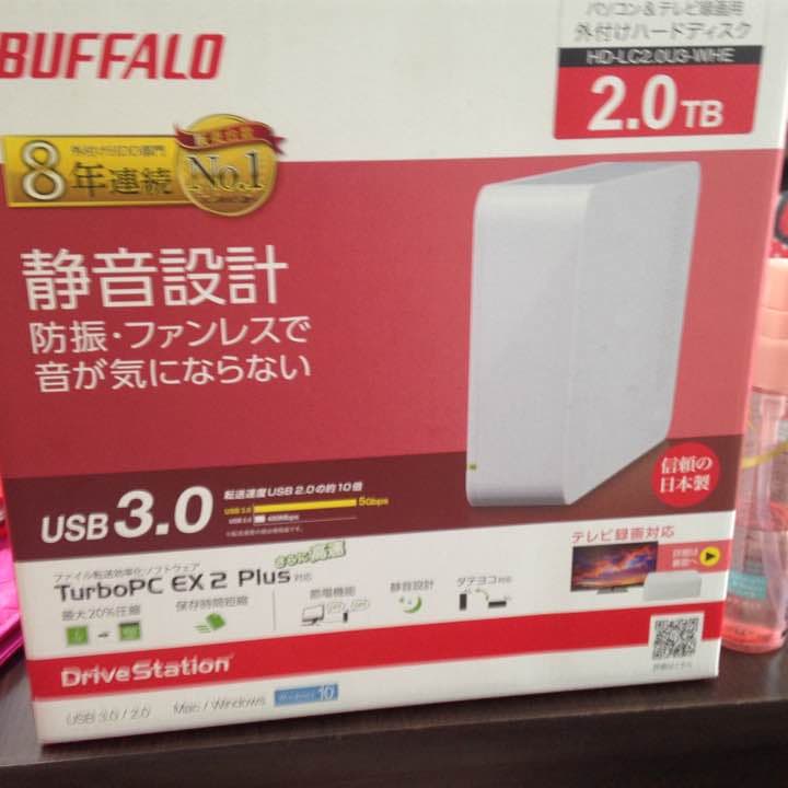 パソコン＆TV録画用外付けHDD