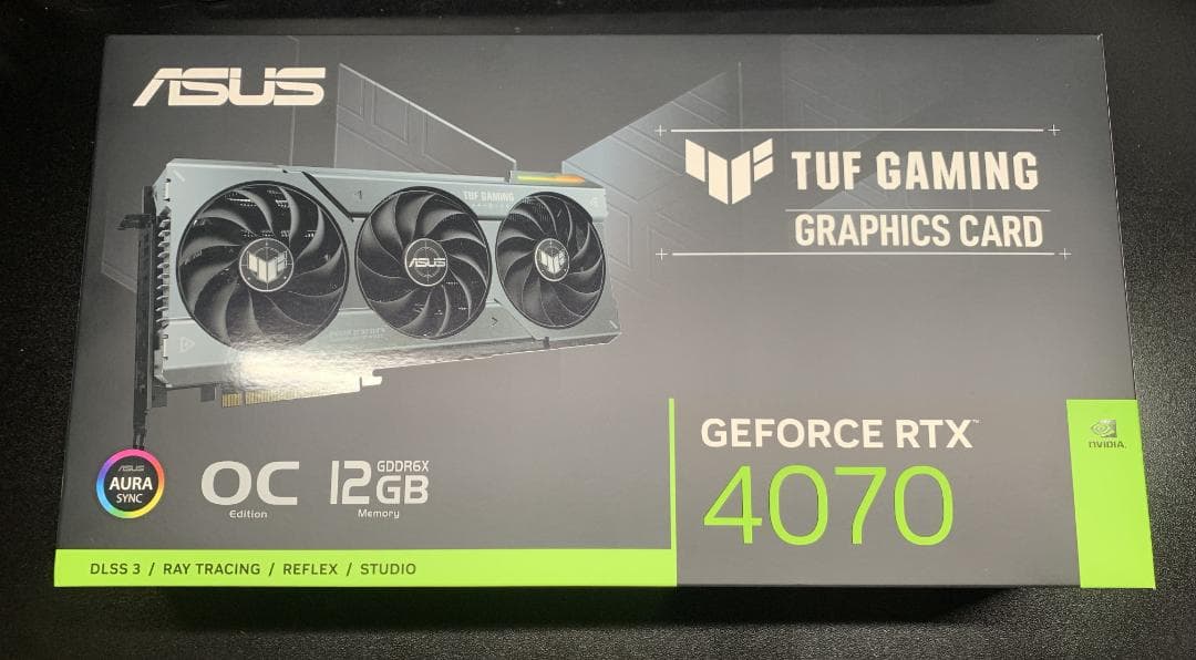 グラフィックボード・グラボ・ビデオカード ASUS TUF GAMING GeForce RTX 4070