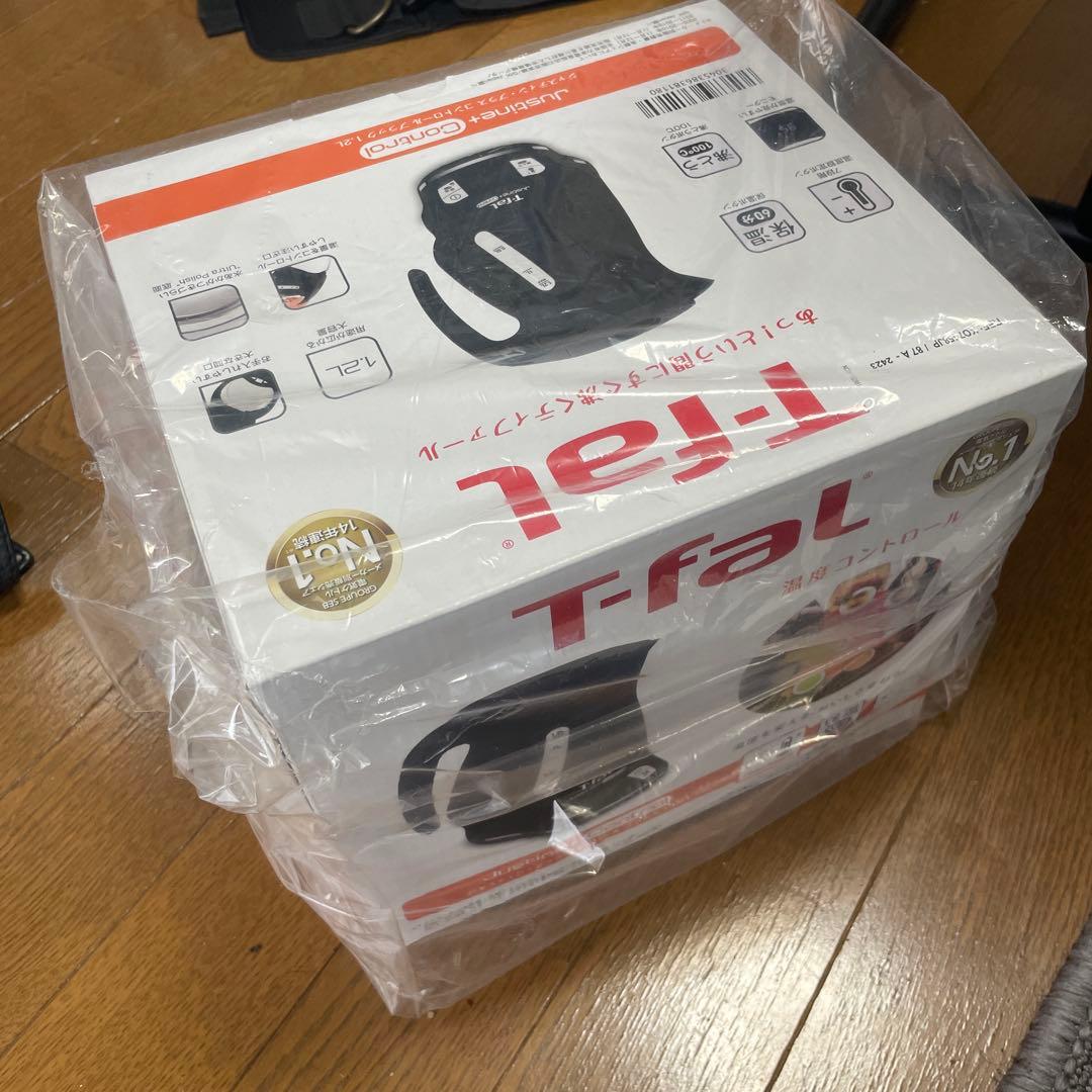 ティファール 電気ケトル 1.2L 温度調節 7段階 ブラック