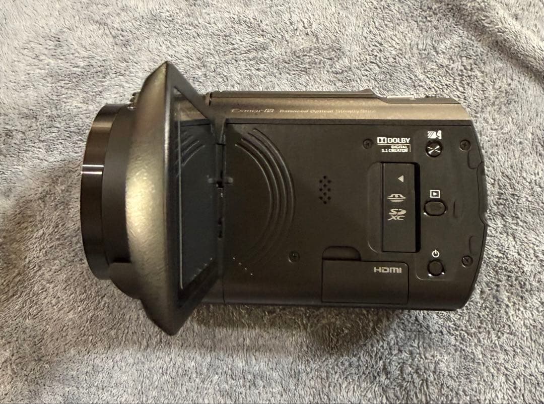 【美品】SONY FDR-AX40 4K 空間光学手ブレ補正 セットSDカード付