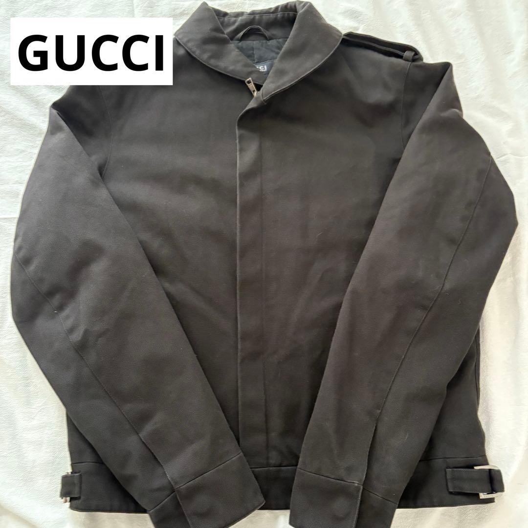 GUCCI イタリア製 ショート丈 ジップアップジャケット 44