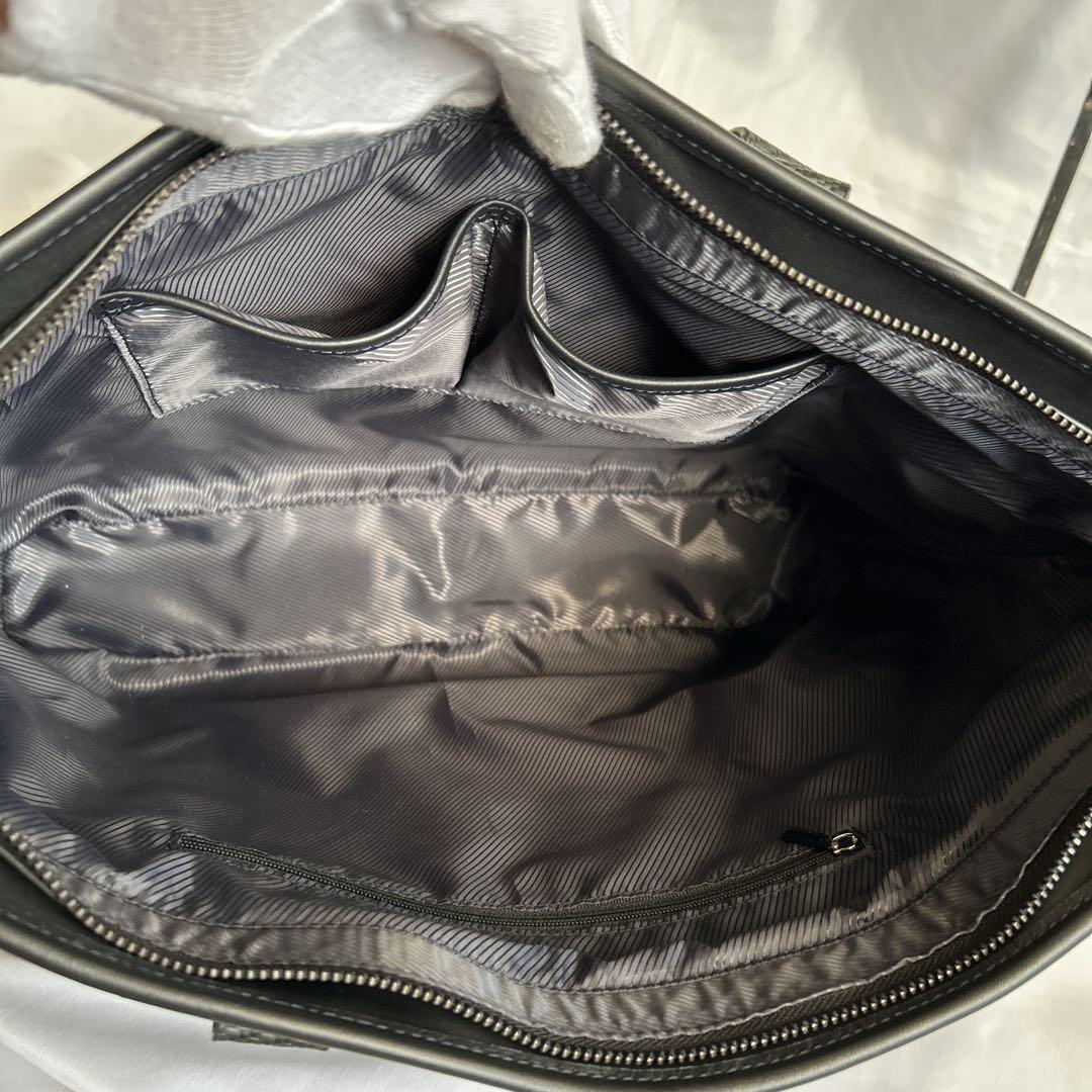 【未使用】ムッシュニコル エクストラ 2way レザーブリーフケース 黒 希少