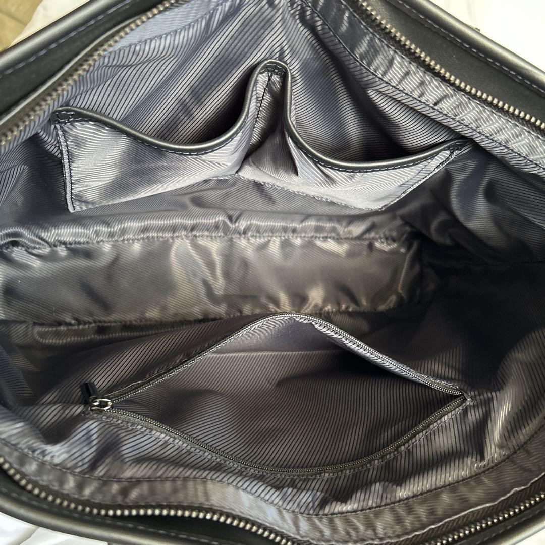 【未使用】ムッシュニコル エクストラ 2way レザーブリーフケース 黒 希少