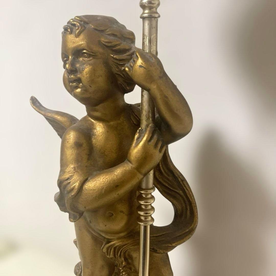 アンティーク　天使　ブロンズ　金　時計　ヨーロッパ