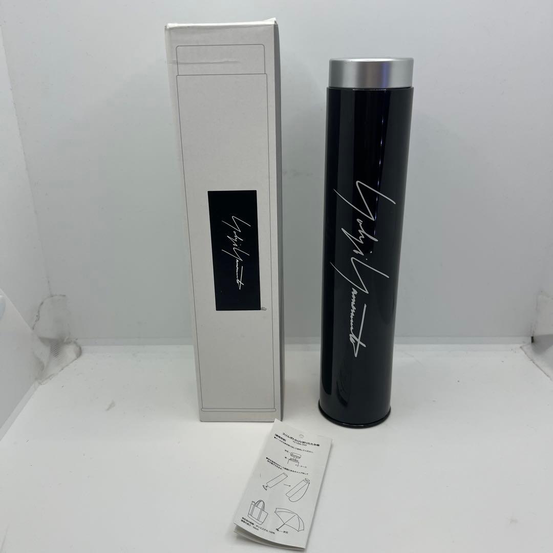 Yohji Yamamoto ボトルケース付折り畳み傘 UV晴雨兼用 ノベルティ