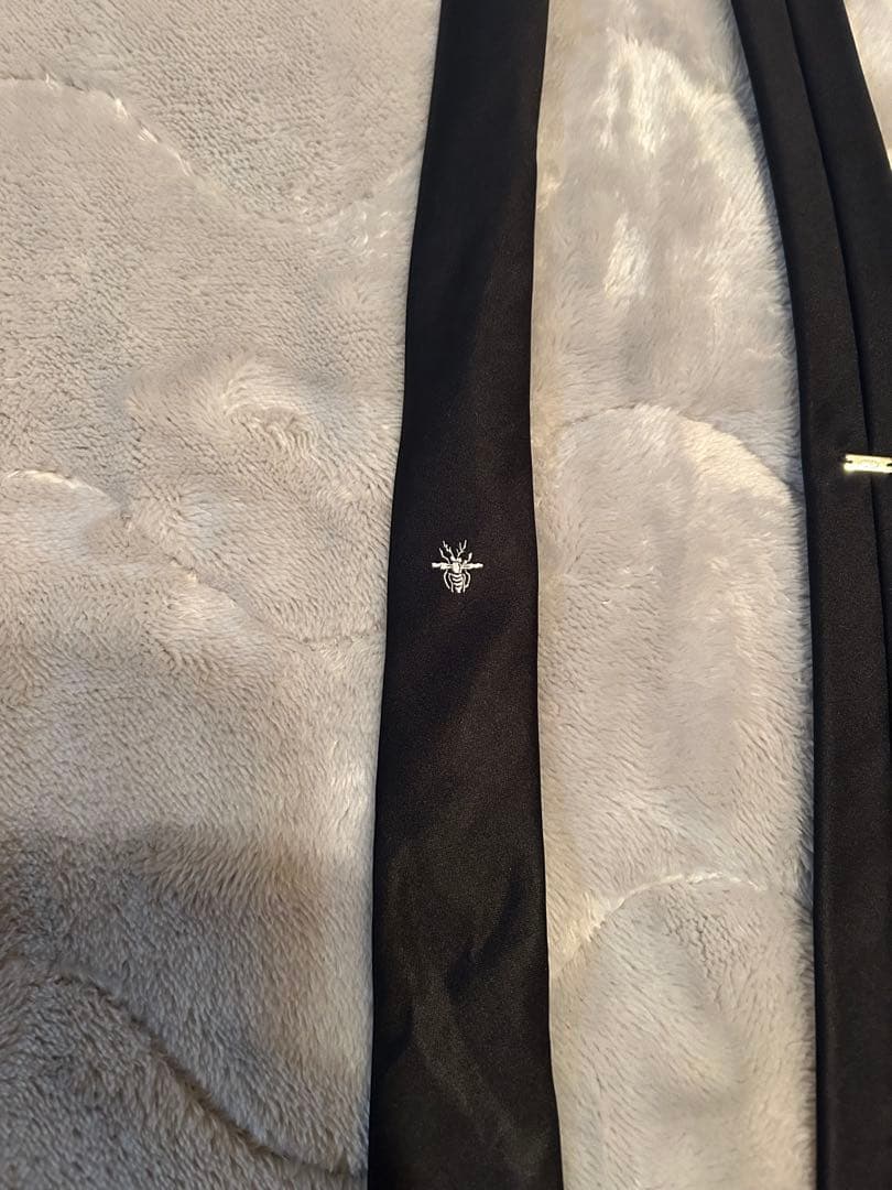 ＊値下げChristian Dior シルク100% ブラックネクタイ