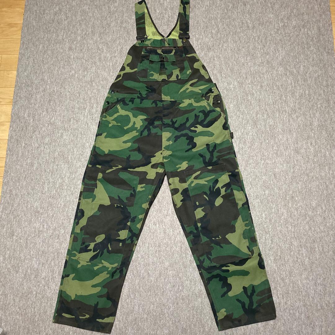 LIBERTY迷彩オーバーオール ダブルニー