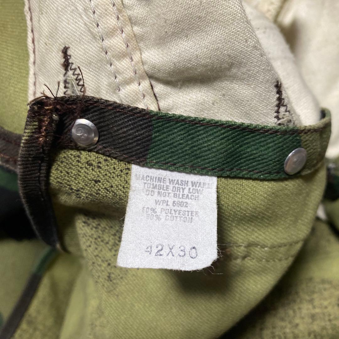 LIBERTY迷彩オーバーオール ダブルニー