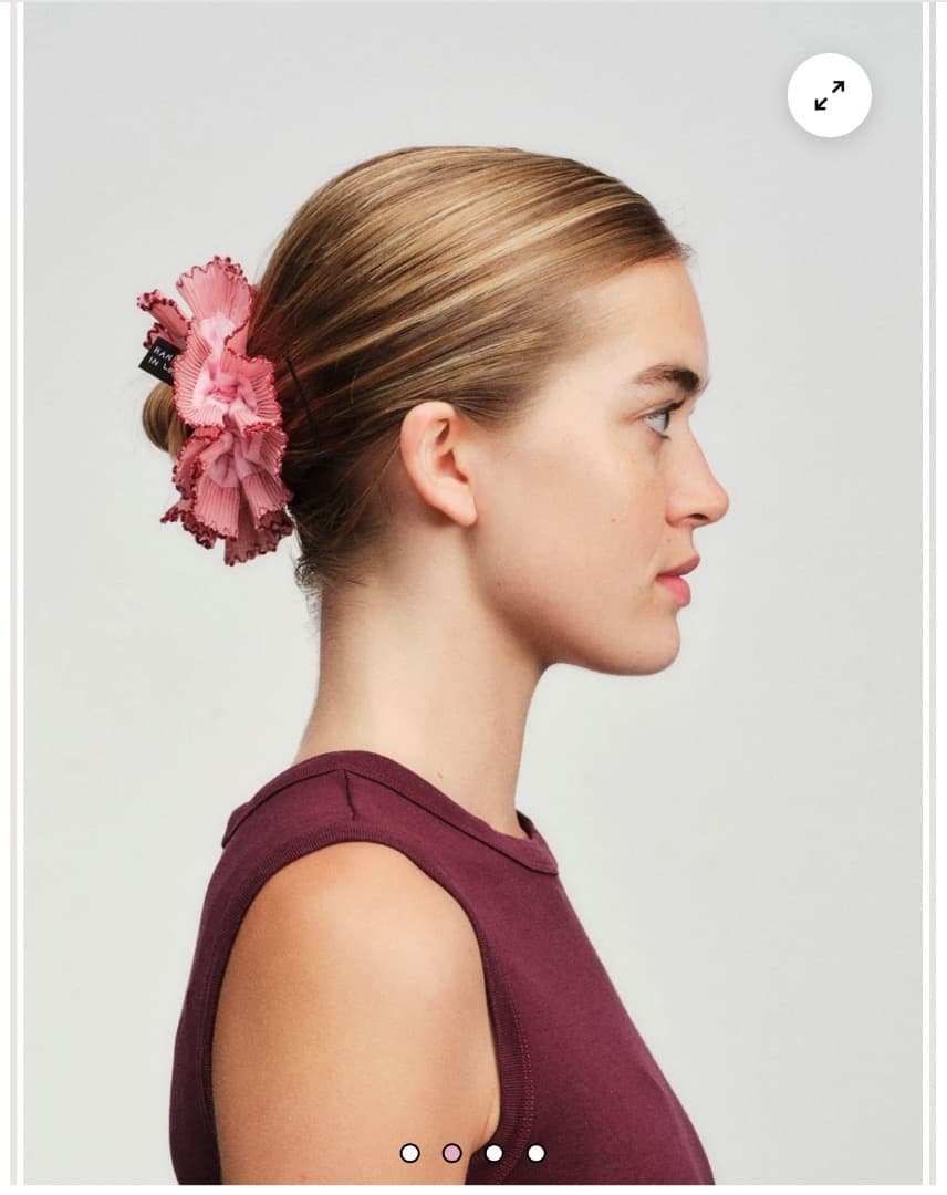 GOODSQUISH フリルシュシュ ピンク