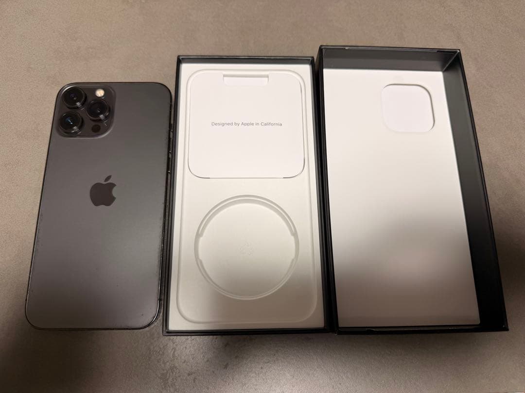 iPhone 13Pro Max 128GB グラファイト　バッテリー81%