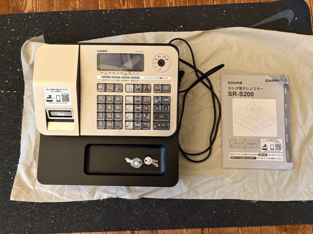 カシオ電子レジスター　SR-S200