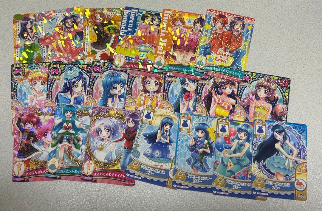 プリキュアプリンセスパーティー　プリキュアデータカードダス　まとめ売り