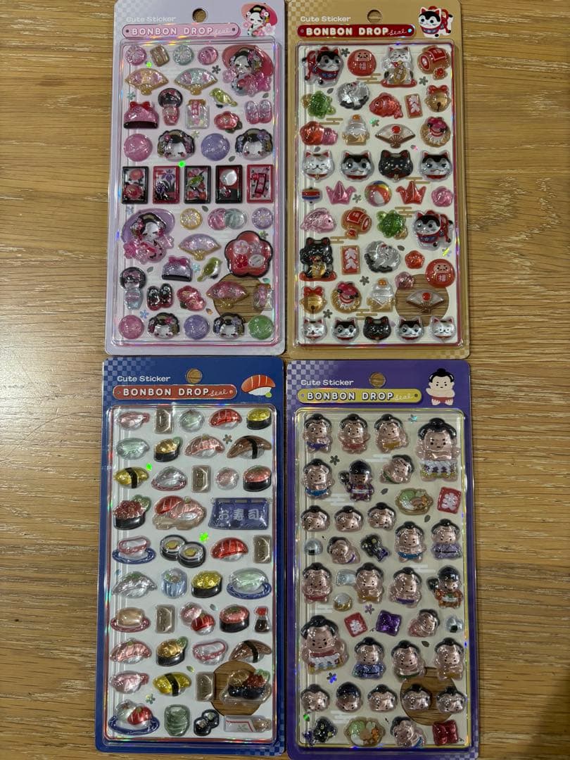 正規品ボンボンドロップシールセット和柄