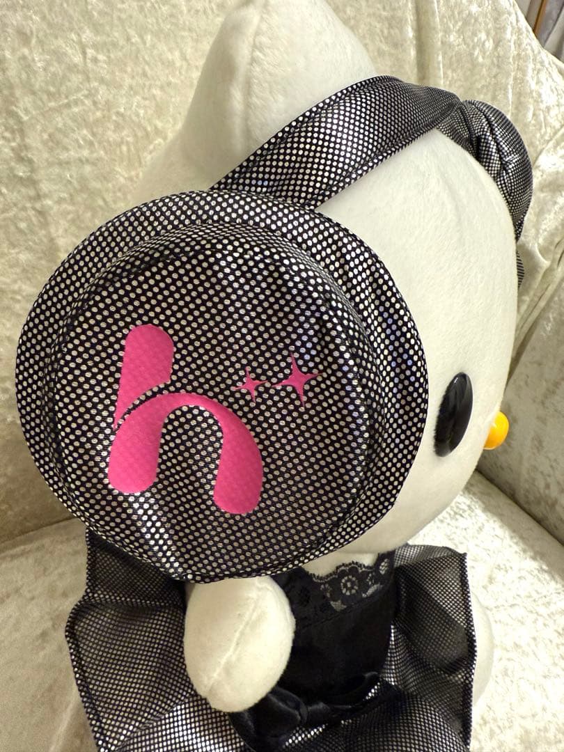 タグ付き　DJ ハローキティ　キラキラ　BIGぬいぐるみ　平成レトロ　2011