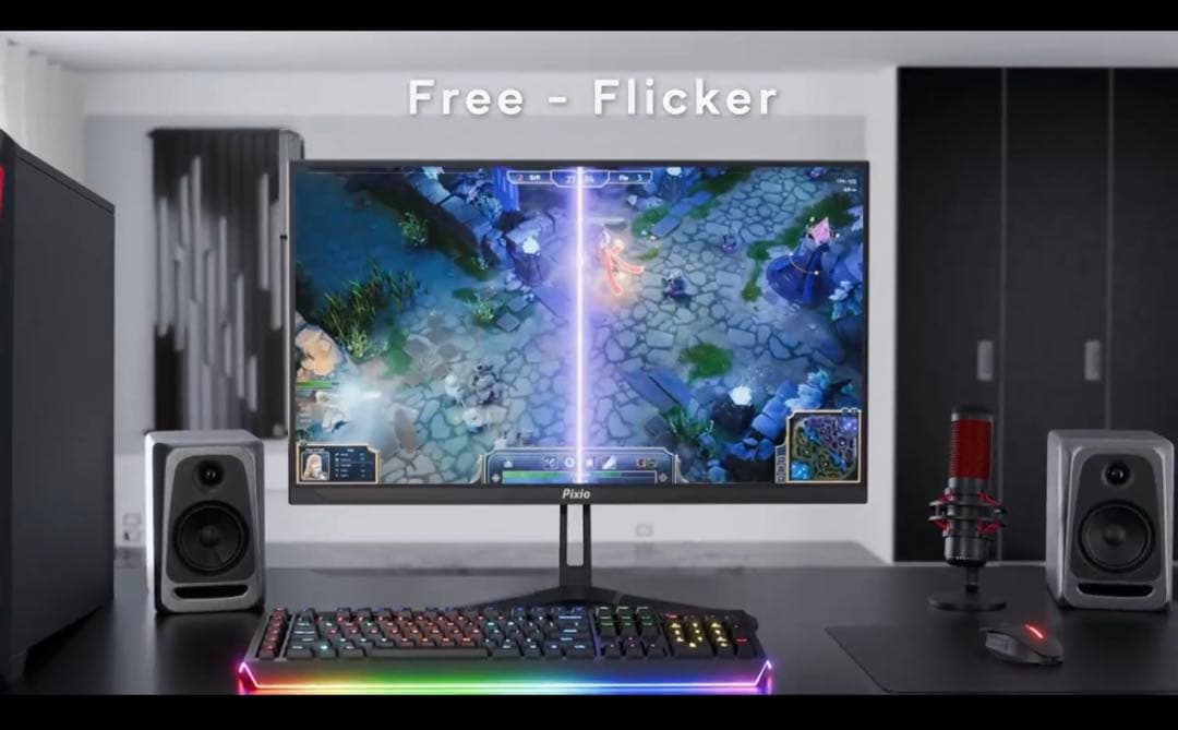 【新品・未使用】Pixio PX248wave ゲーミングモニター(black)