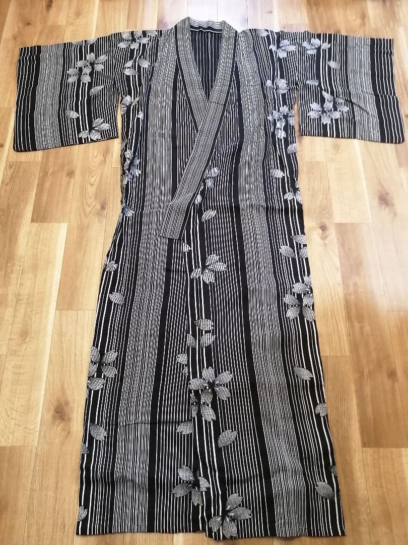 浴衣単品　JKコシノジュンコ　ブラック系　日本製