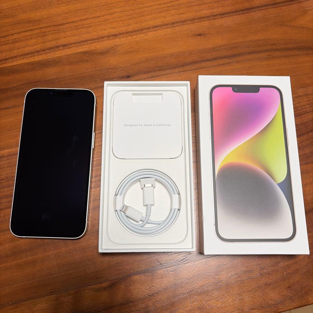 iPhone14/128GB/SIMフリー/スターライト（ホワイト）