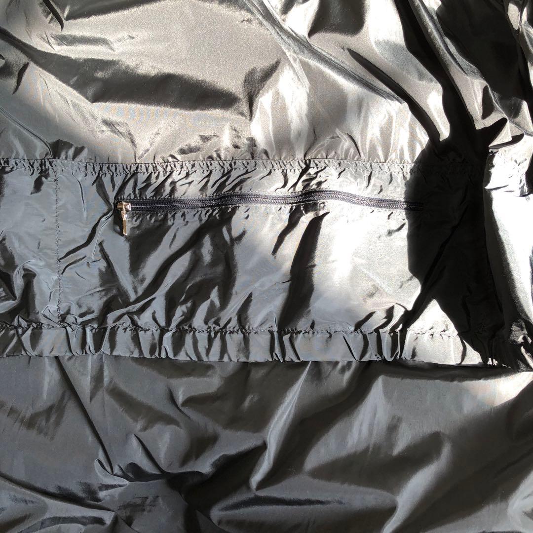 PRADA SPORT【プラダ 】 ロングダウンコート 赤ロゴ