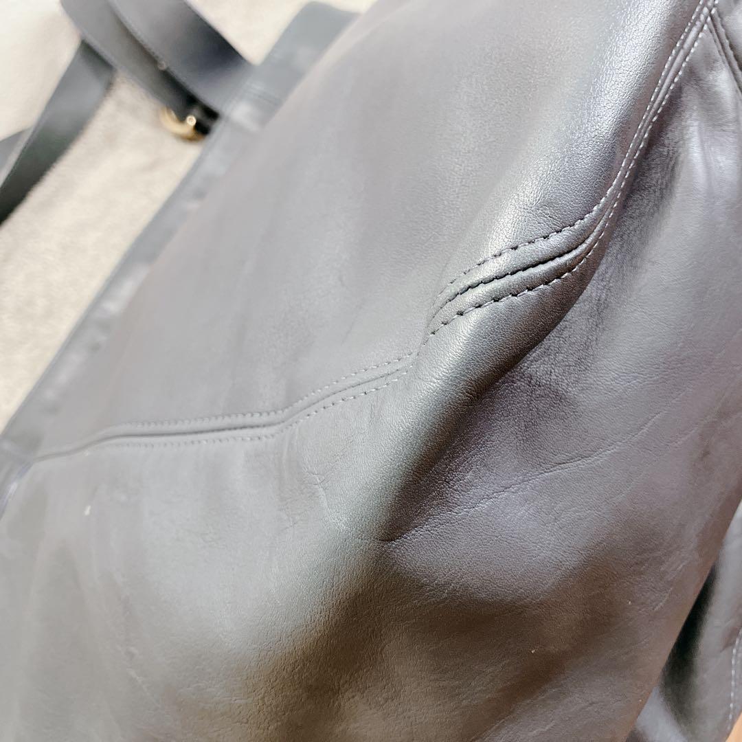 オールドコーチ　コーチ　coach ショルダー　バッグ　レザー　濃紺　ネイビー