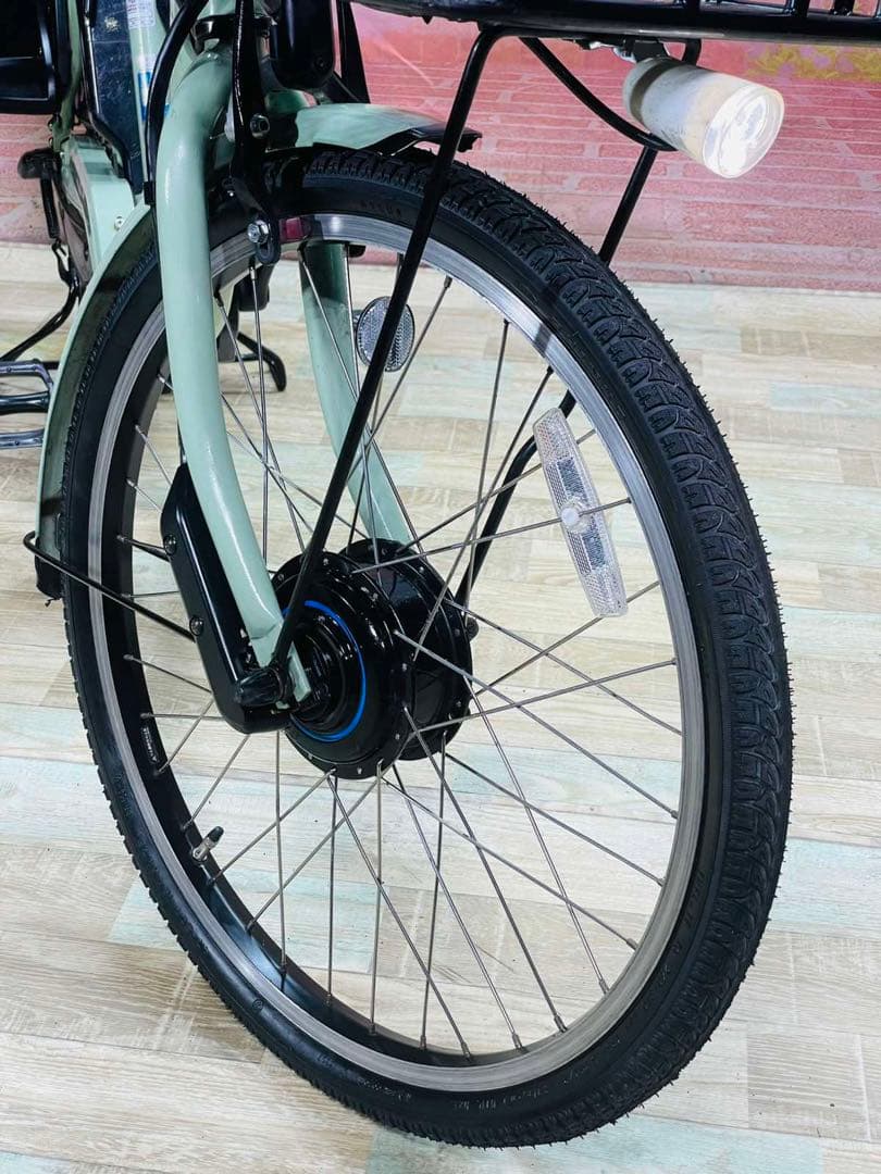 K2926 電動自転車ブリヂストン 子供乗せ bikke 24インチ 送料無料