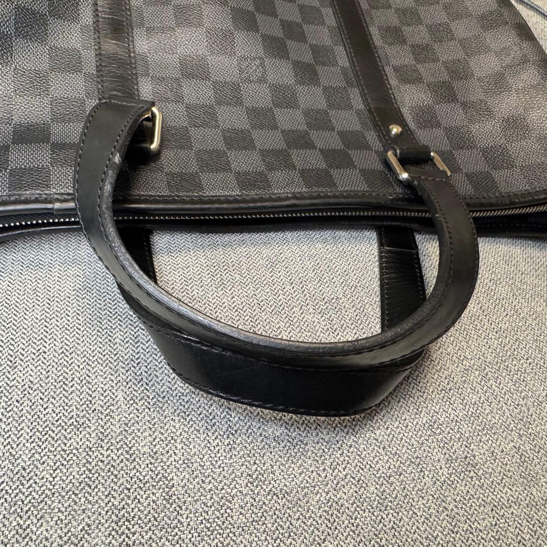 ルイヴィトン ダミエ グラフィット タダオ ハンドバッグ 2WAYショルダー付
