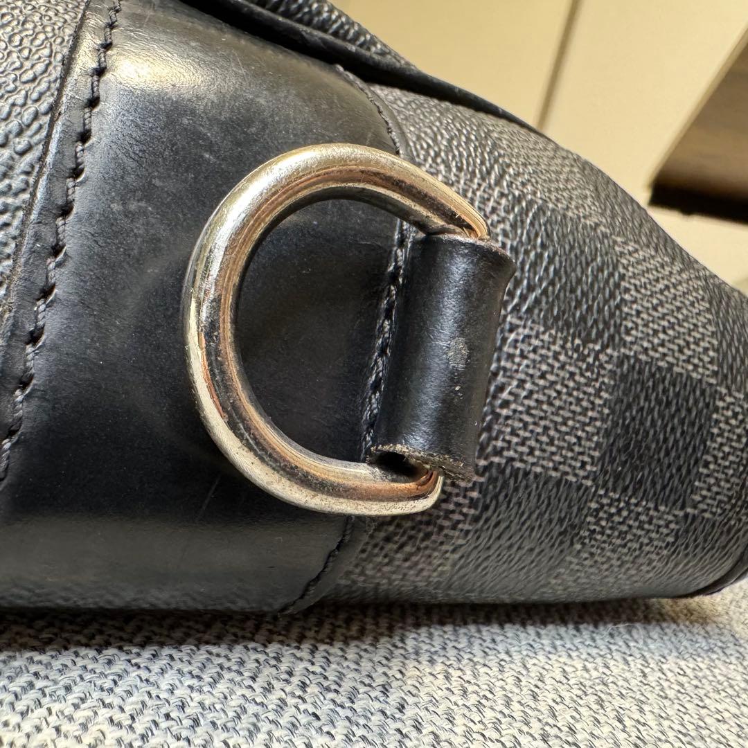 ルイヴィトン ダミエ グラフィット タダオ ハンドバッグ 2WAYショルダー付