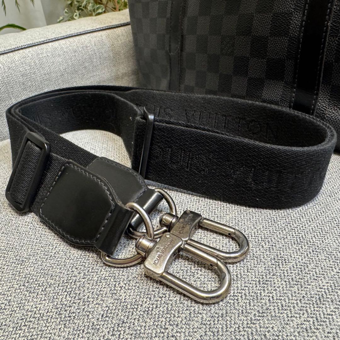 ルイヴィトン ダミエ グラフィット タダオ ハンドバッグ 2WAYショルダー付