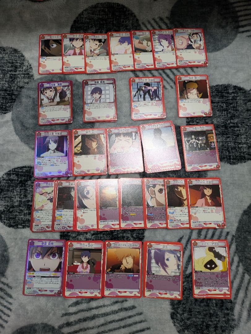 SR以下全色4コン　物語シリーズ　ユニオンアリーナ