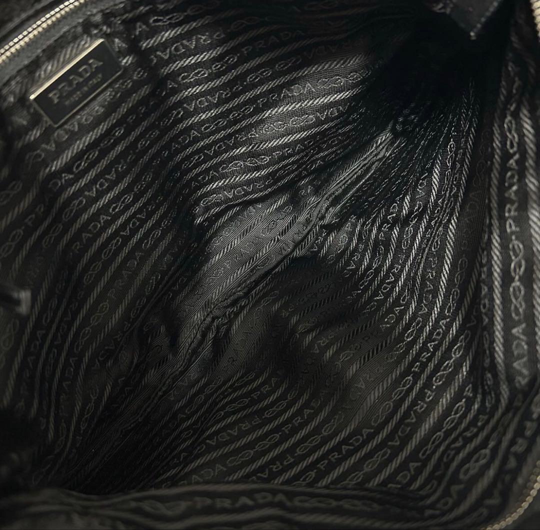 バッグ PRADA archive nylon leather shoulder bag