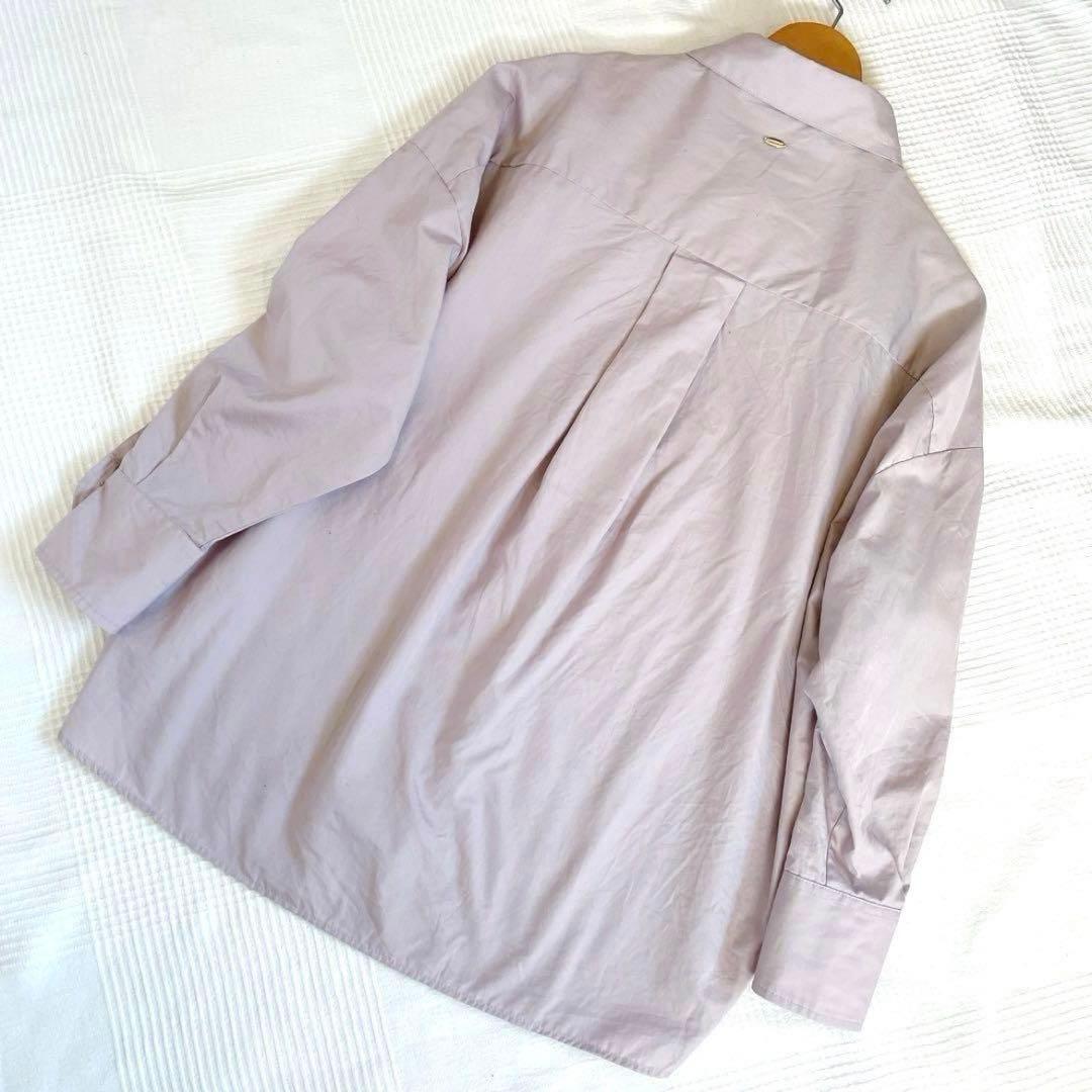 anuans⭐︎アニュアンス　スタンダードシャツ グレイッシュピンク