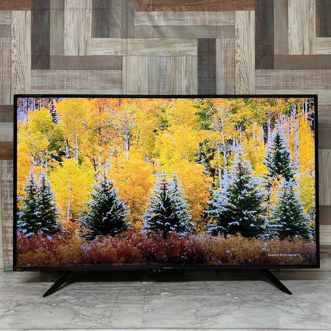 即日受渡❣️全国送料込シャープ50V型液晶 テレビ AQUOS 2番組同時録画可