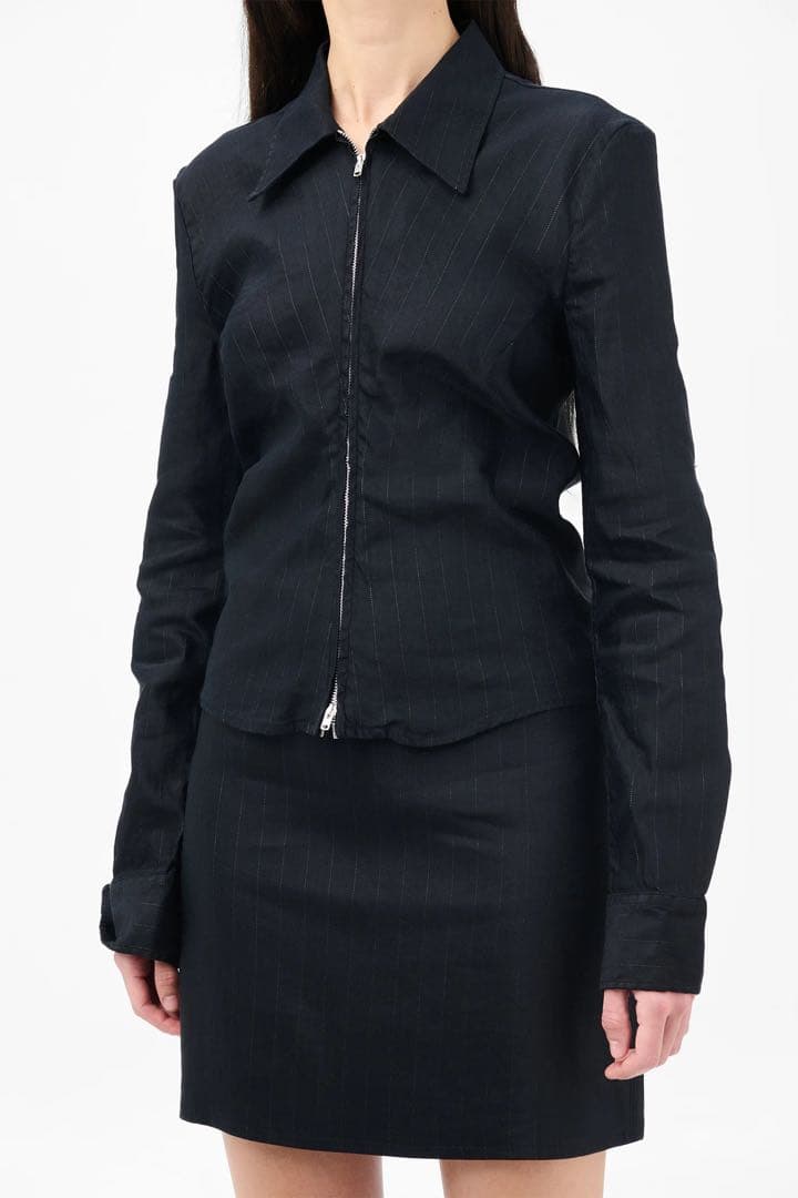 25AW OUR LEGACY SLIM ZIP SHIRT アワレガシー