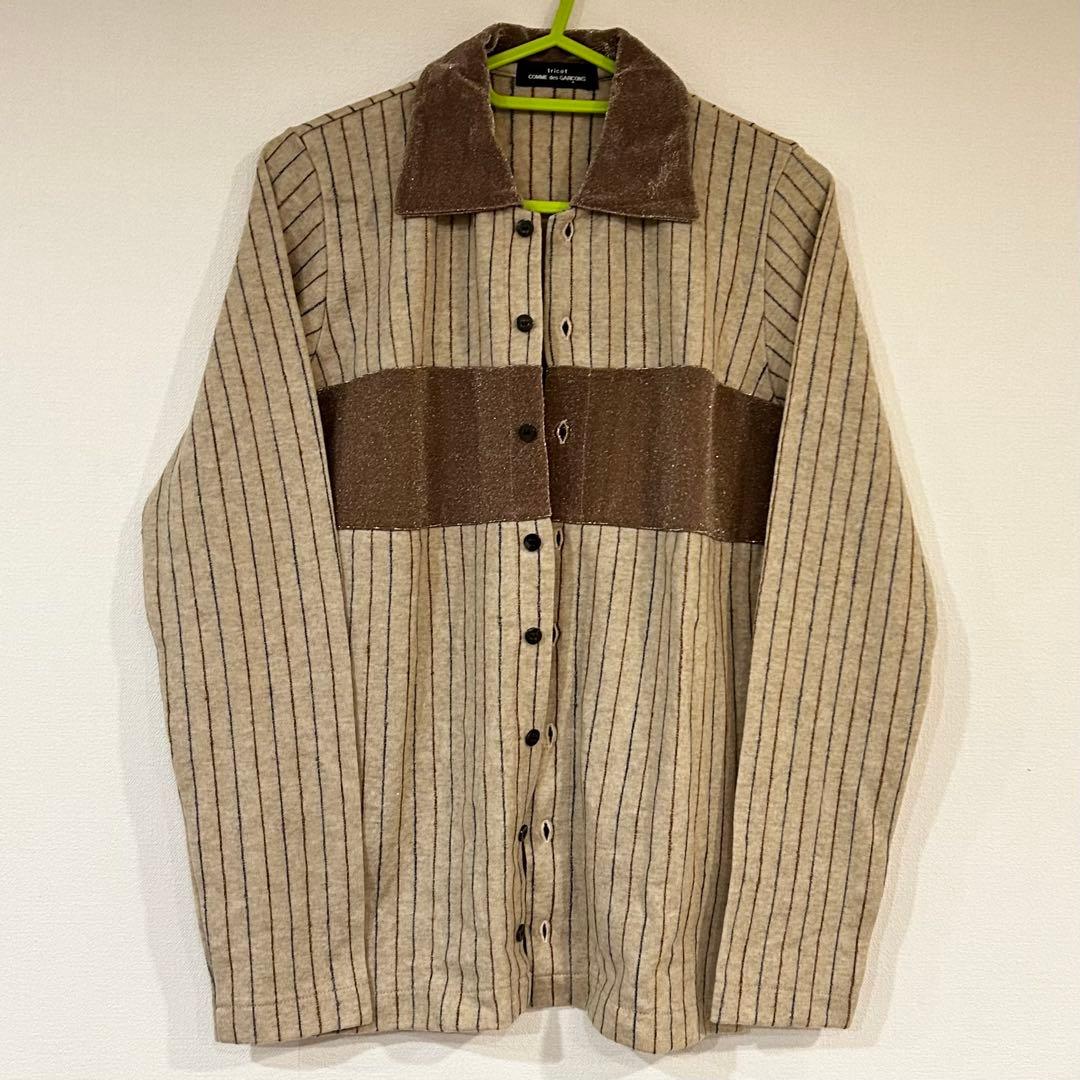 ⛄*️様 トリココムデギャルソン シースルー　ウールカーディガン AD1995