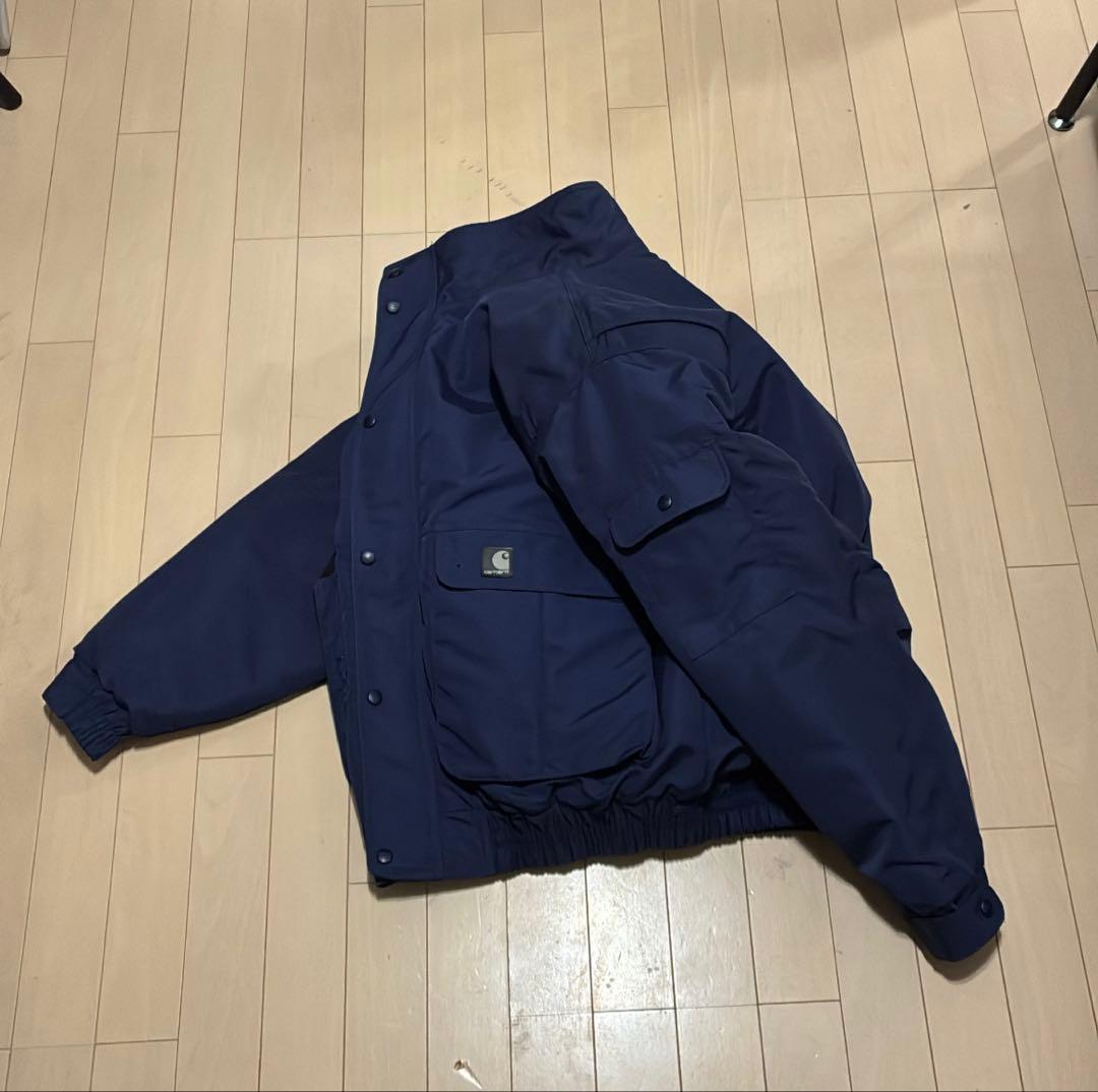 ア*ウ様 carhartt 中綿　ジャケット　ネイビー