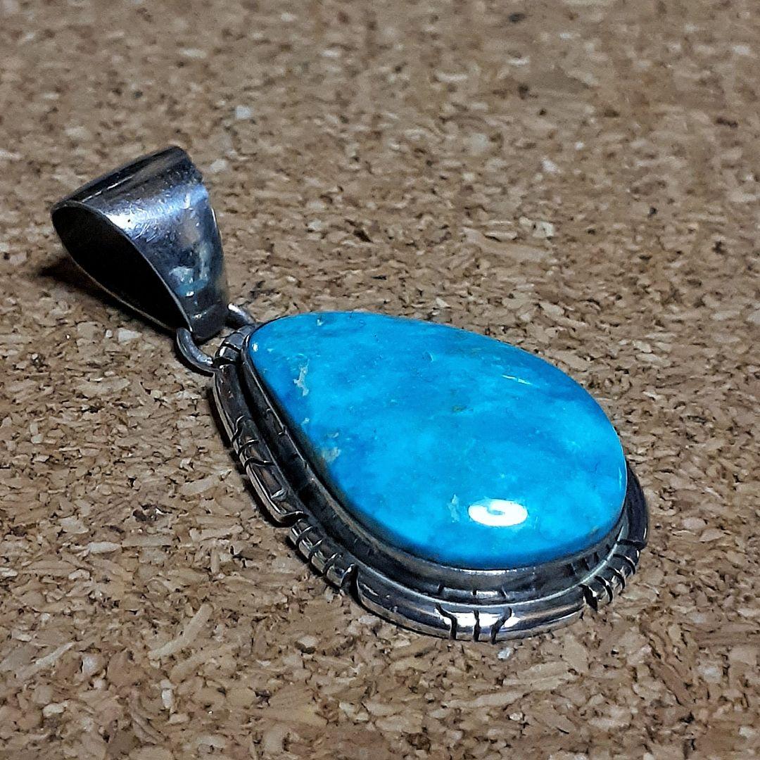 年末特価中　ターコイズ シルバーペンダント