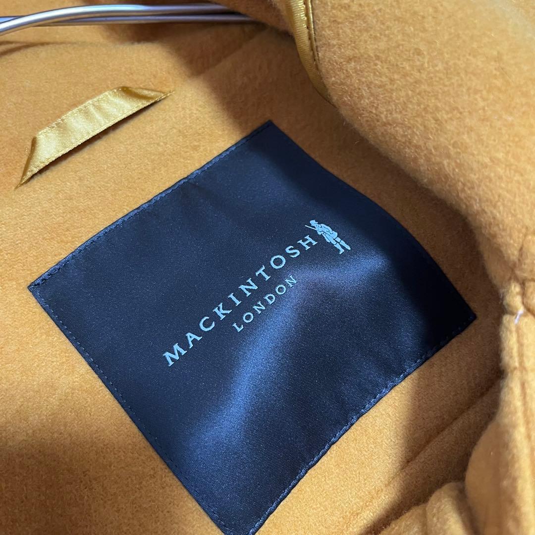 極美品　マッキントッシュ ロンドン　ダッフルコート　ロング　イエロー　40