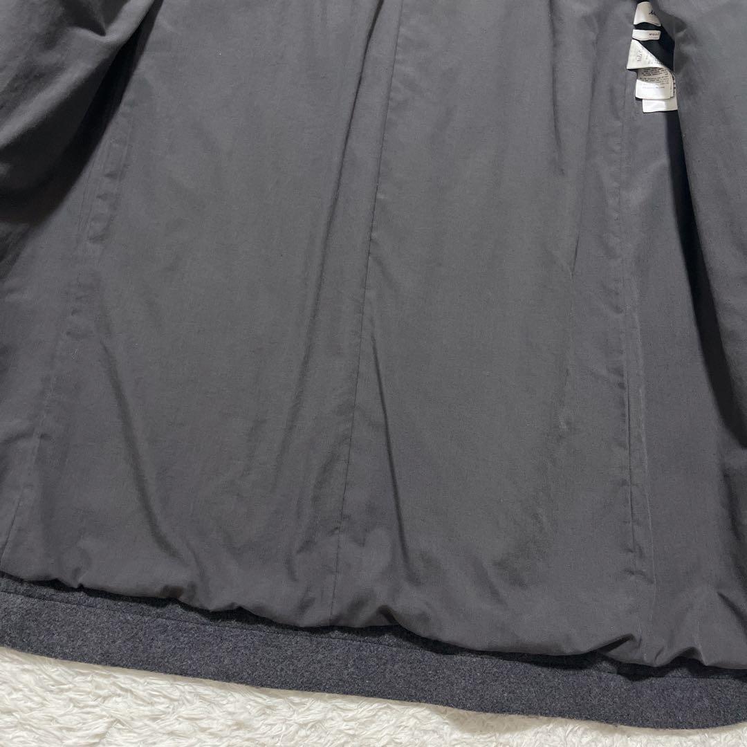 Mila Owen ロング ダッフルコート チャコールグレー