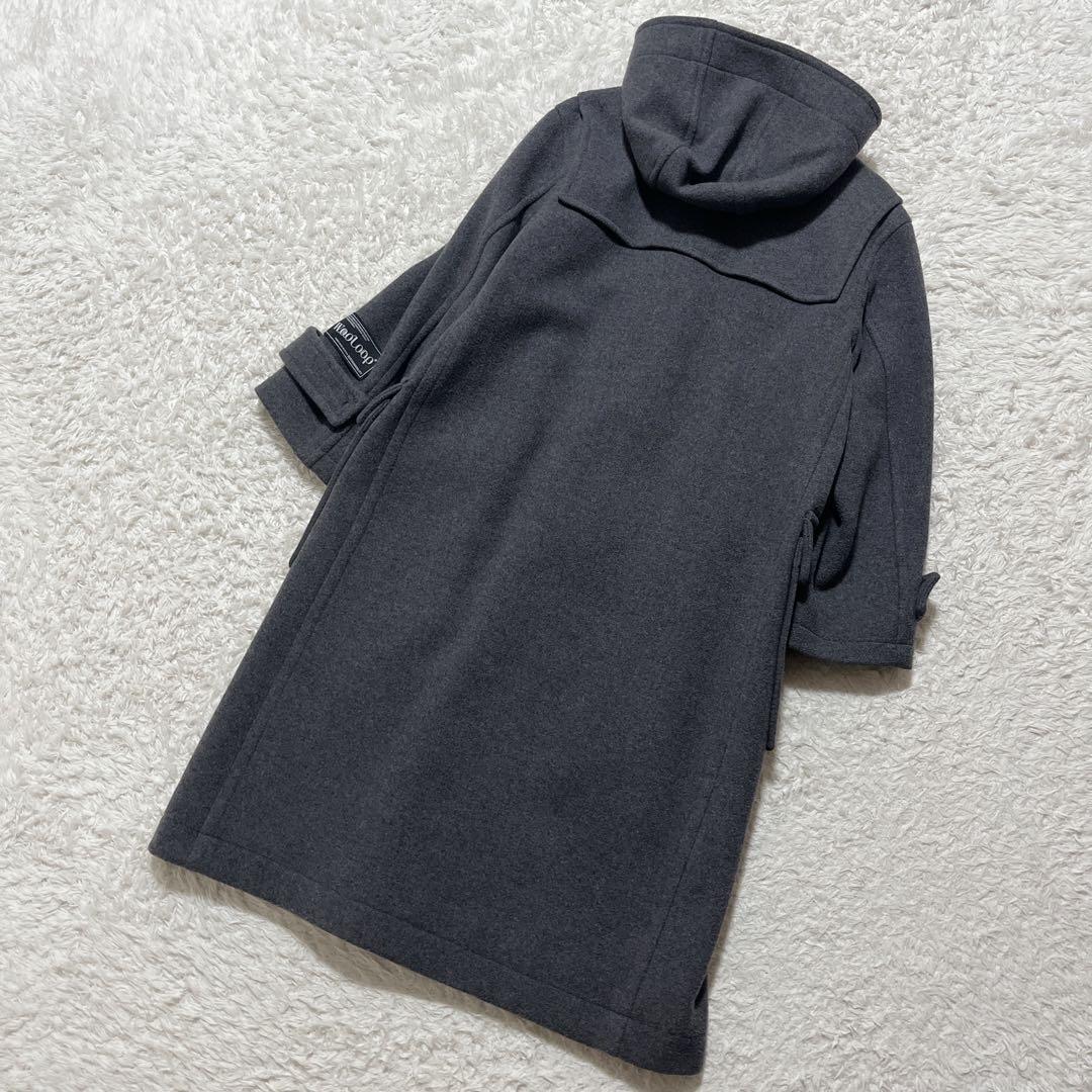 Mila Owen ロング ダッフルコート チャコールグレー