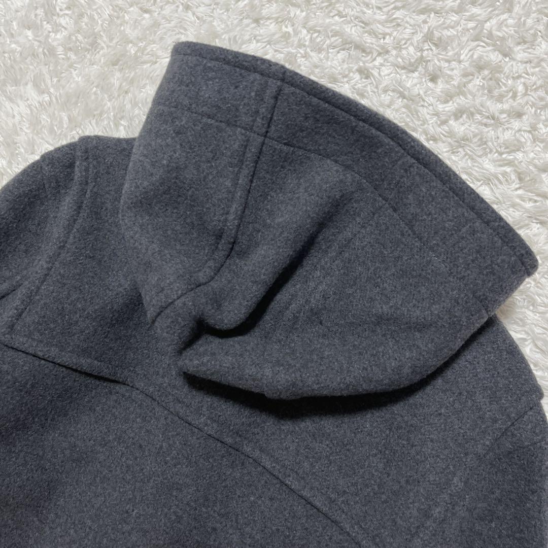 Mila Owen ロング ダッフルコート チャコールグレー