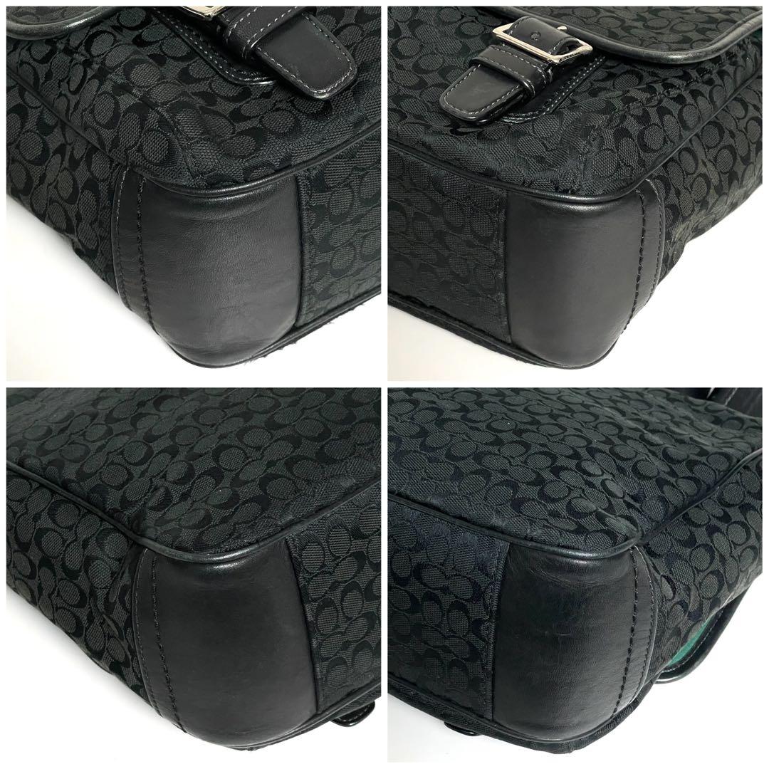 COACH コーチ メッセンジャーバッグ フラップ式 斜め掛け 70283 黒