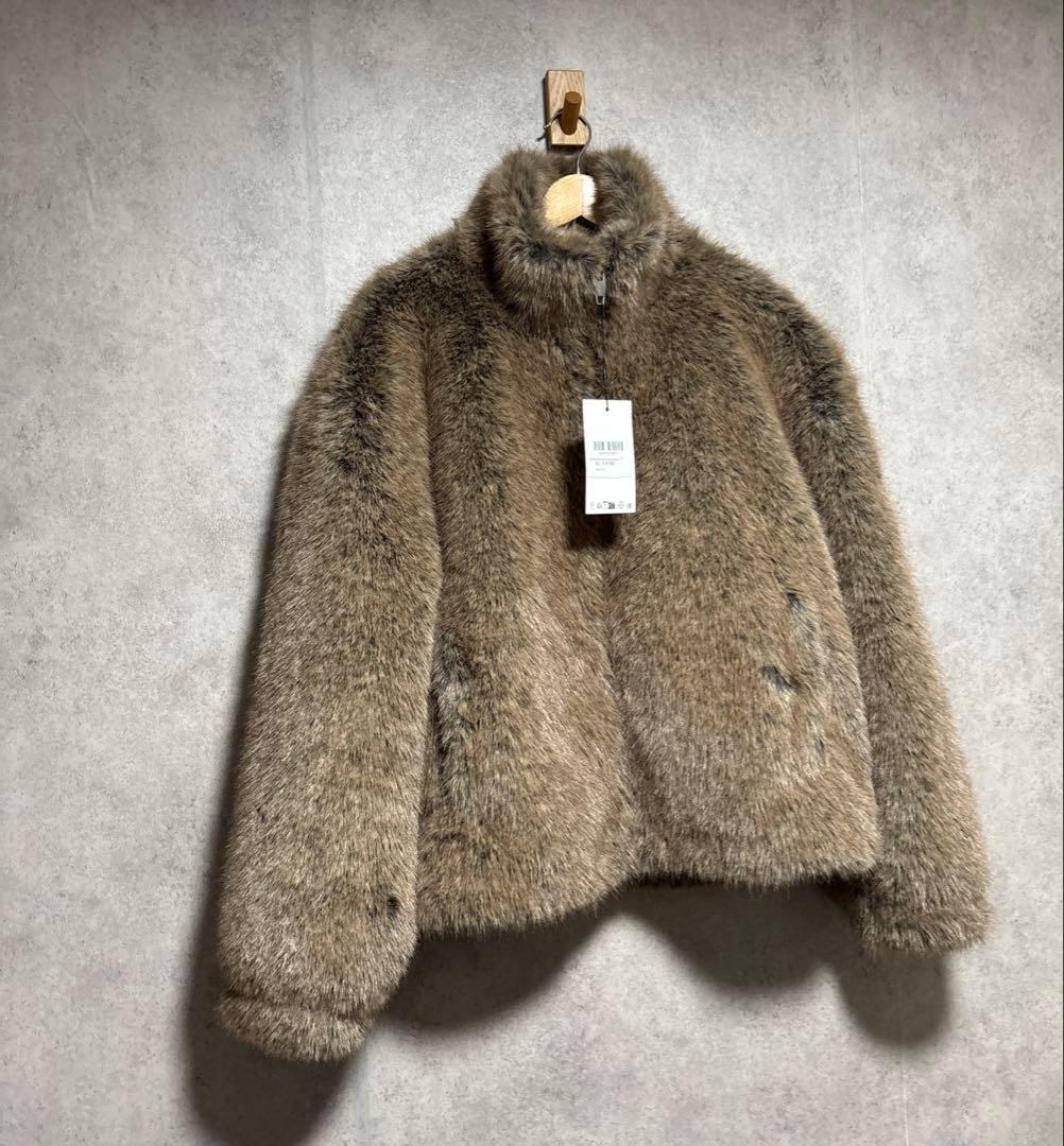 ZARA ザラ ショートフェイクファーコート M