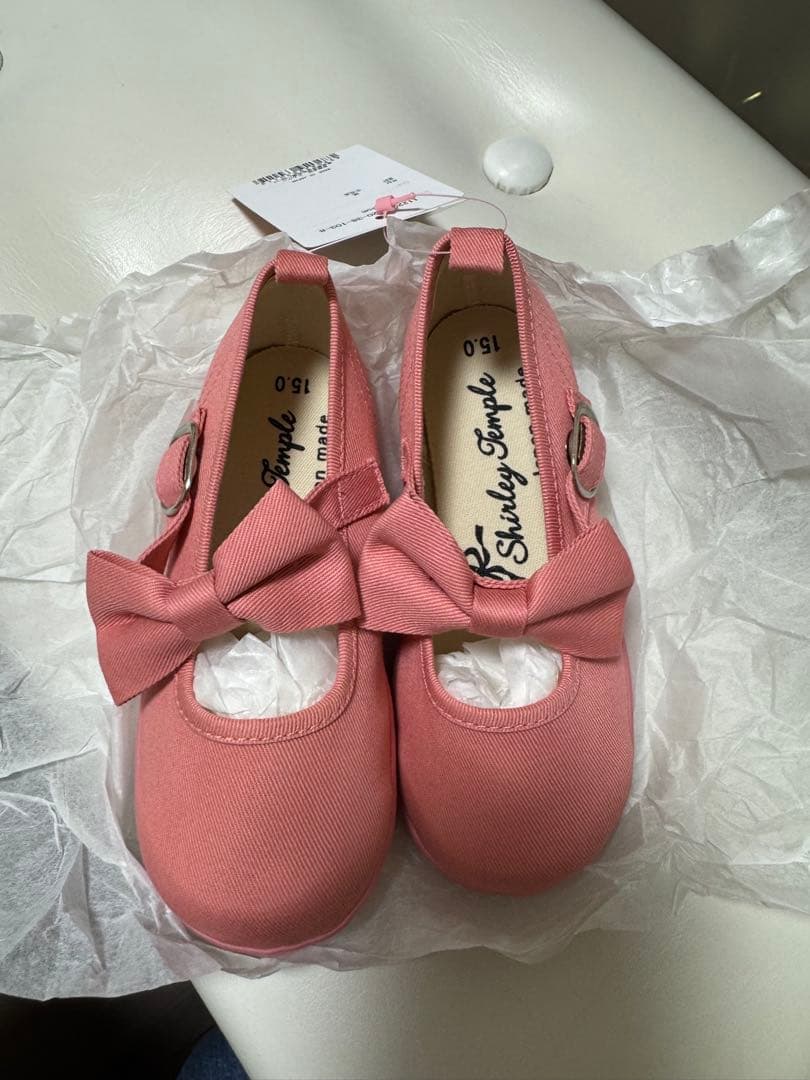 シャーリーテンプルリボンシューズピンク15