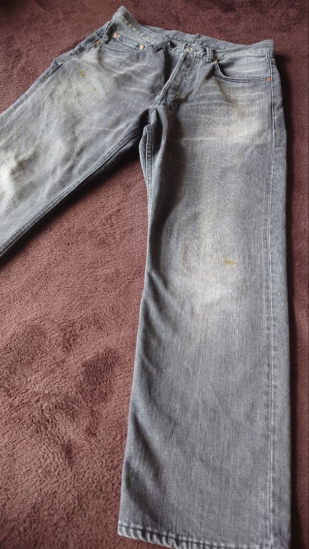 H.UNIT(エイチユニット）/BLACK DENIM USED加工/24AW