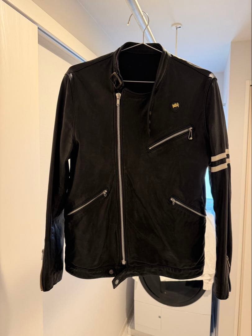 ヒステリックグラマーhysteric grammarライダースジャケットブラック